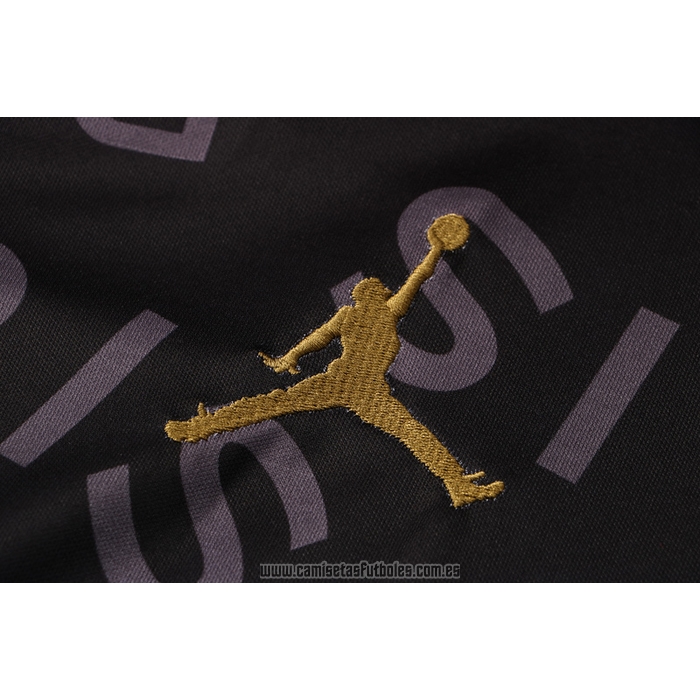 Chandal del Paris Saint-Germain Jordan Manga Corta 2021-2022 Negro